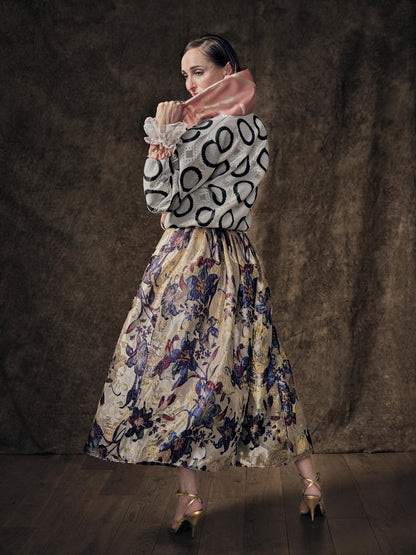 Black & White circles bomber - PAULINA'S FRIENDS