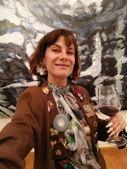 cosmic silk top - PAULINA'S FRIENDS