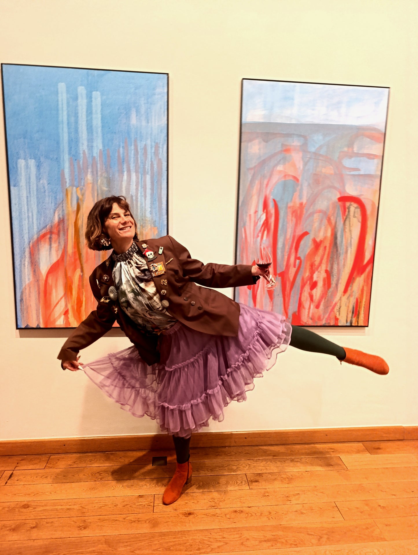 cosmic silk top - PAULINA'S FRIENDS