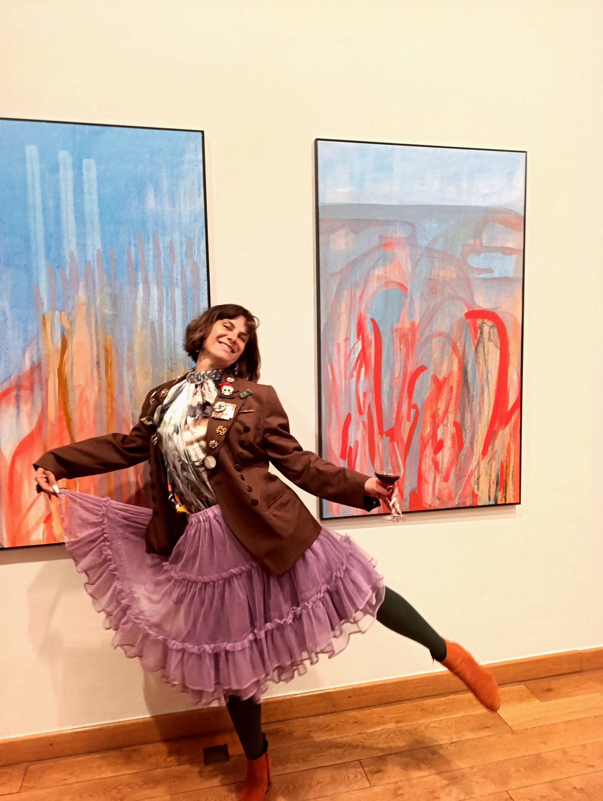 cosmic silk top - PAULINA'S FRIENDS