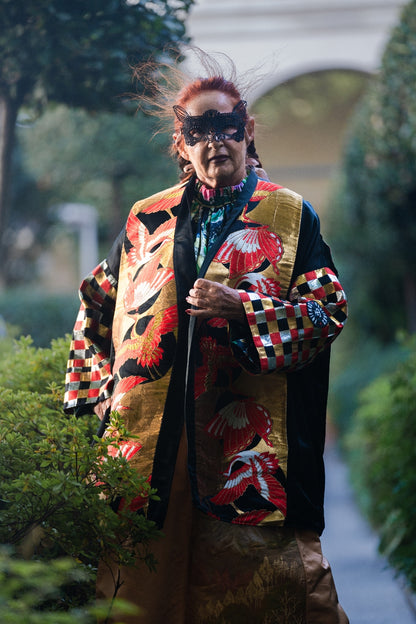 Crane kimono - PAULINA'S FRIENDS