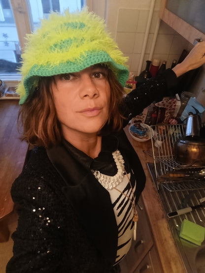 Weirdo crochet hat