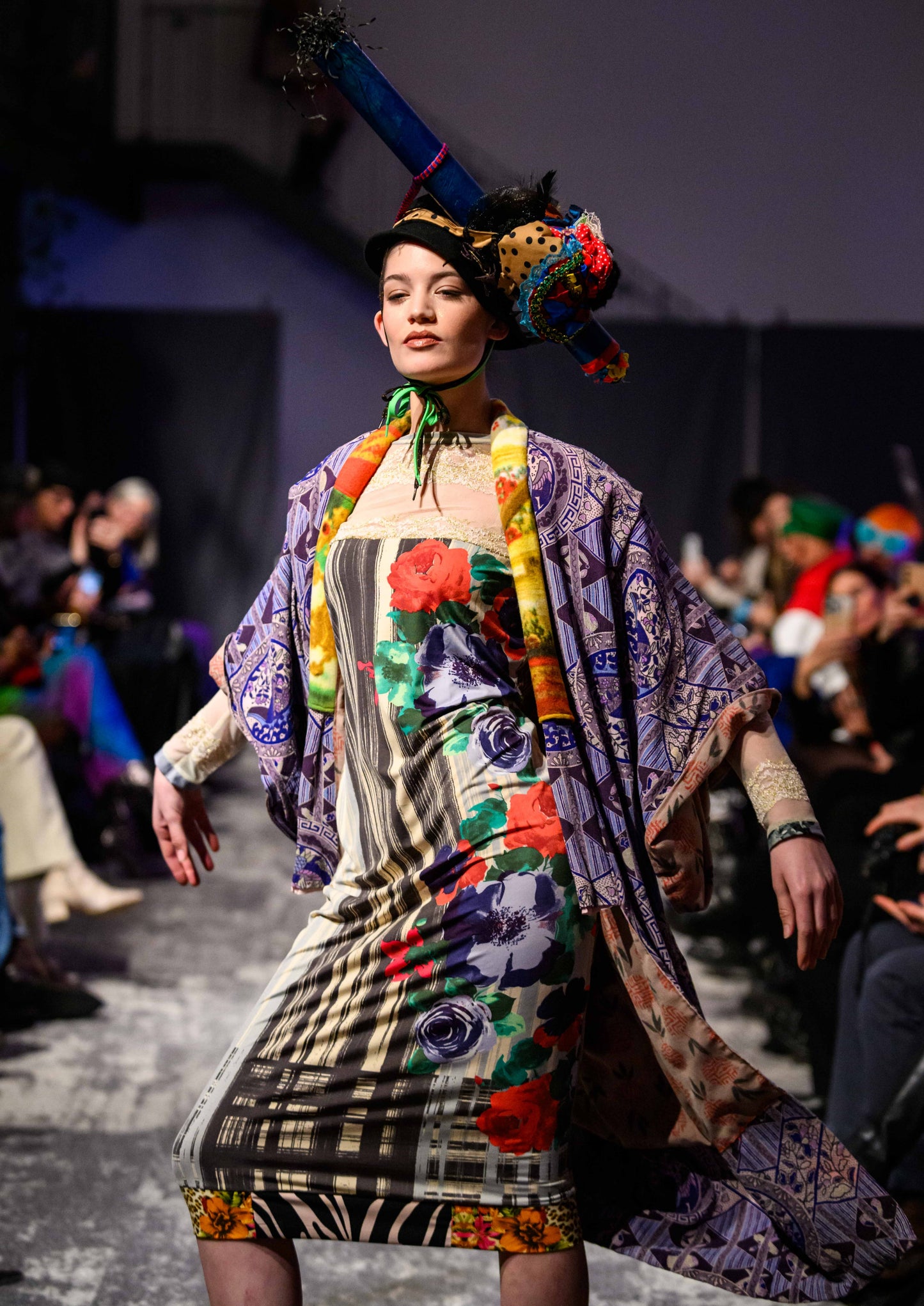 Original japanese raw silk kimono