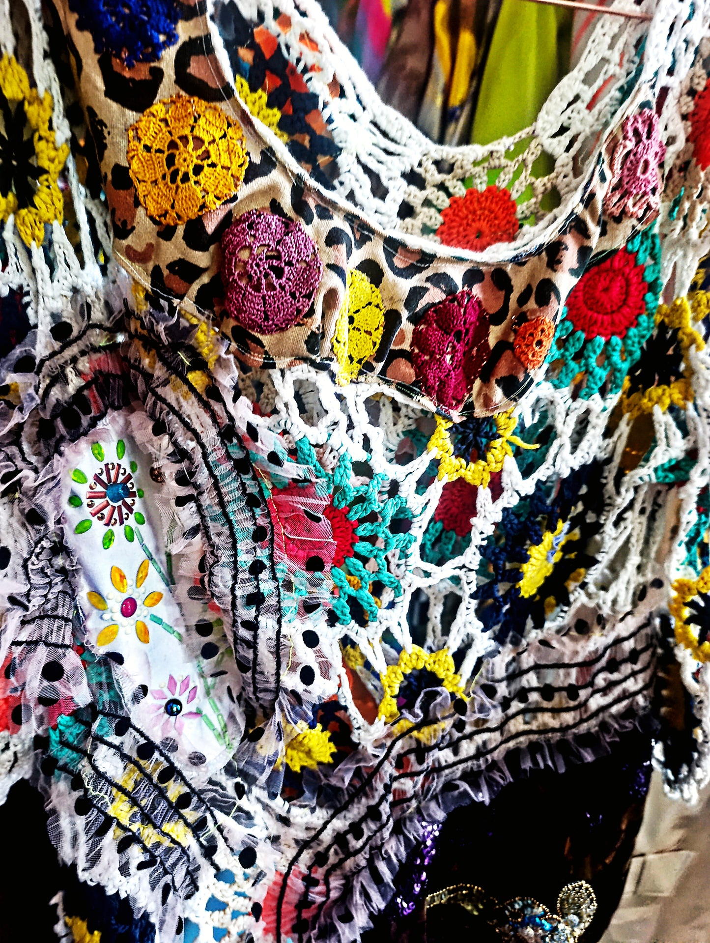 Deconstructed crochet top