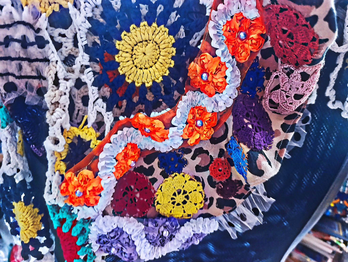 Deconstructed crochet top