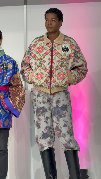 Printed embroidery