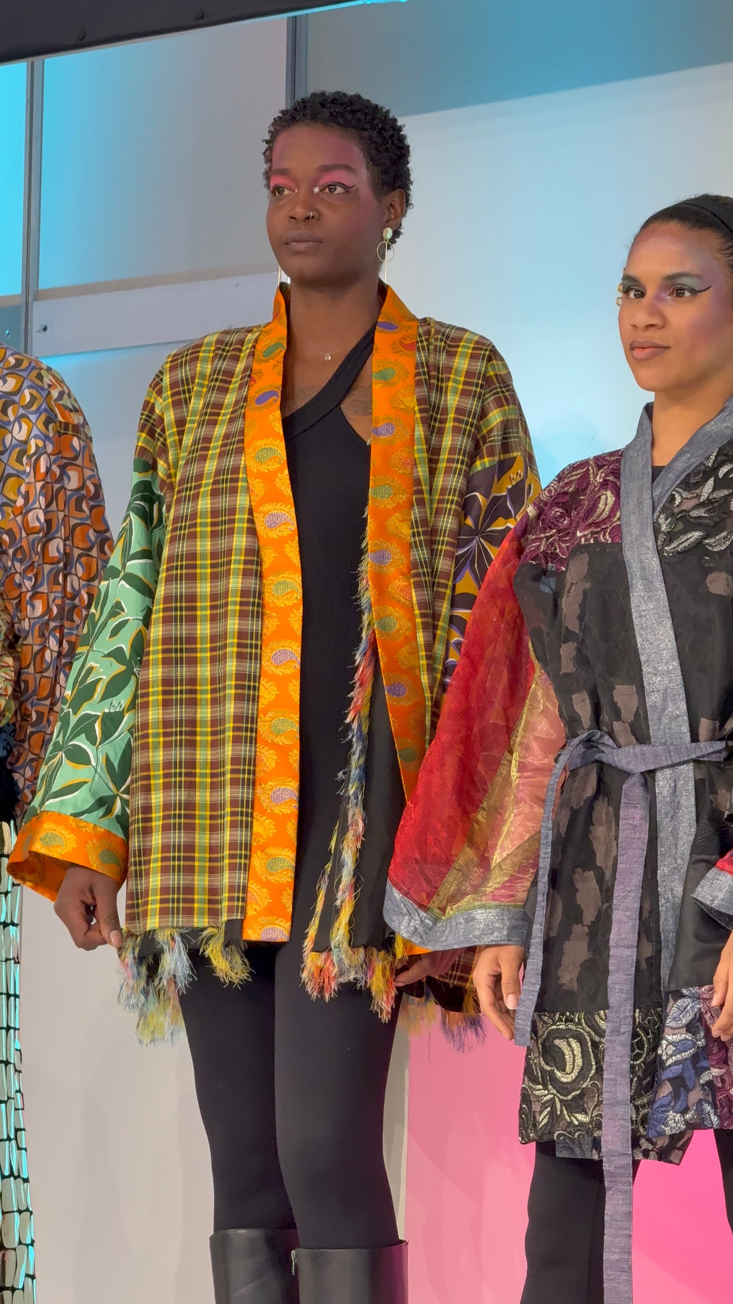 Fringe kimono