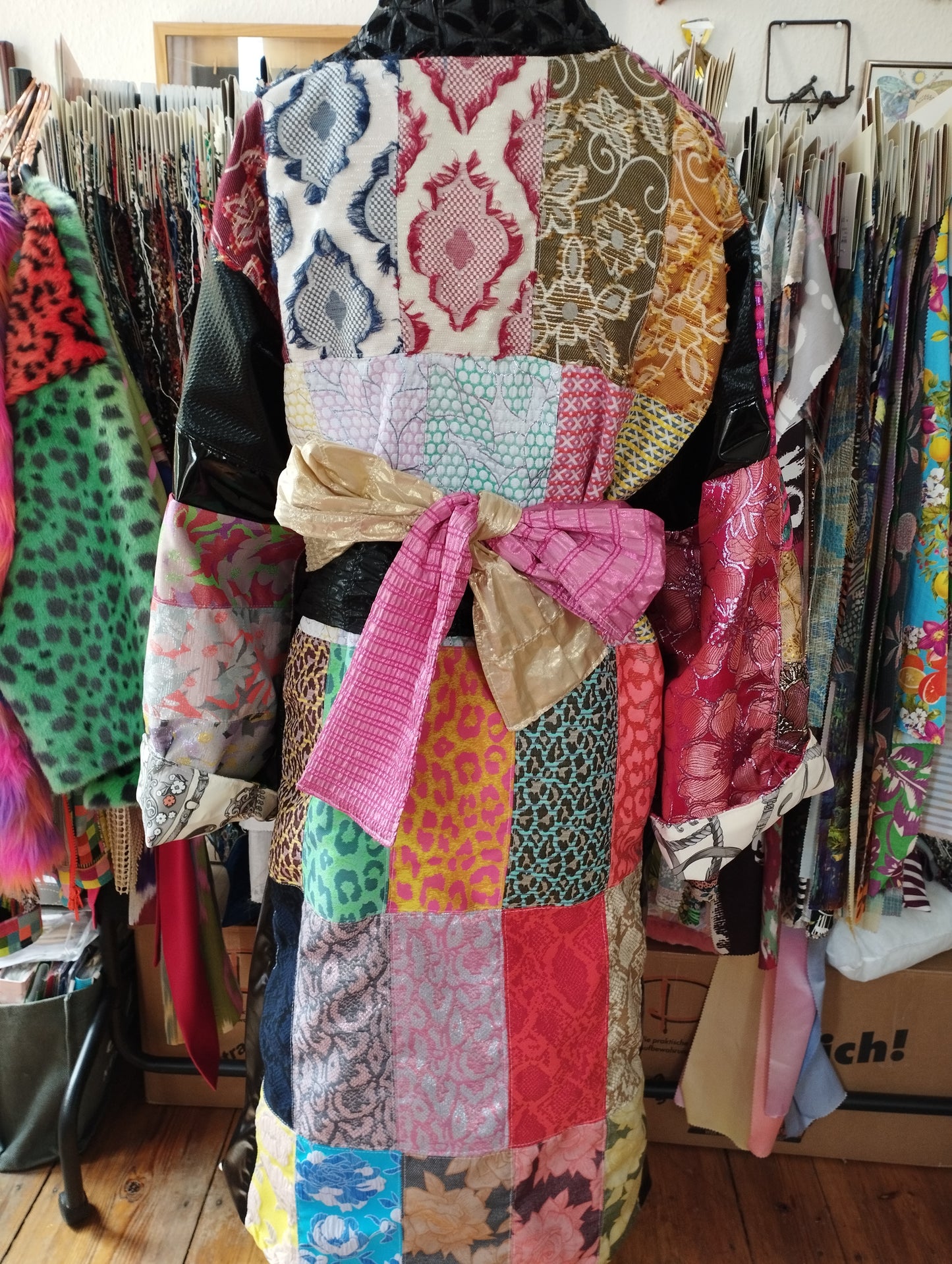 NYC Patchwork Kimono