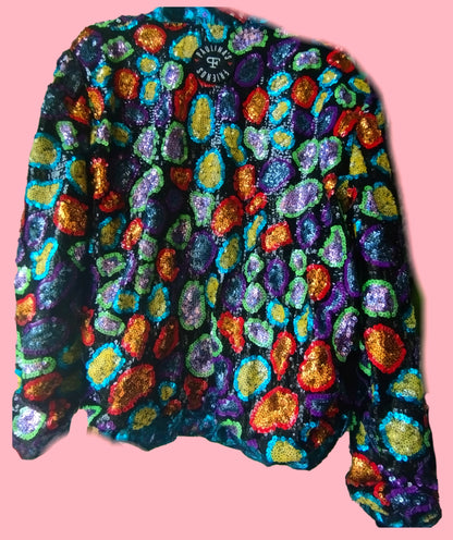 Paillettes Bomber Jacket