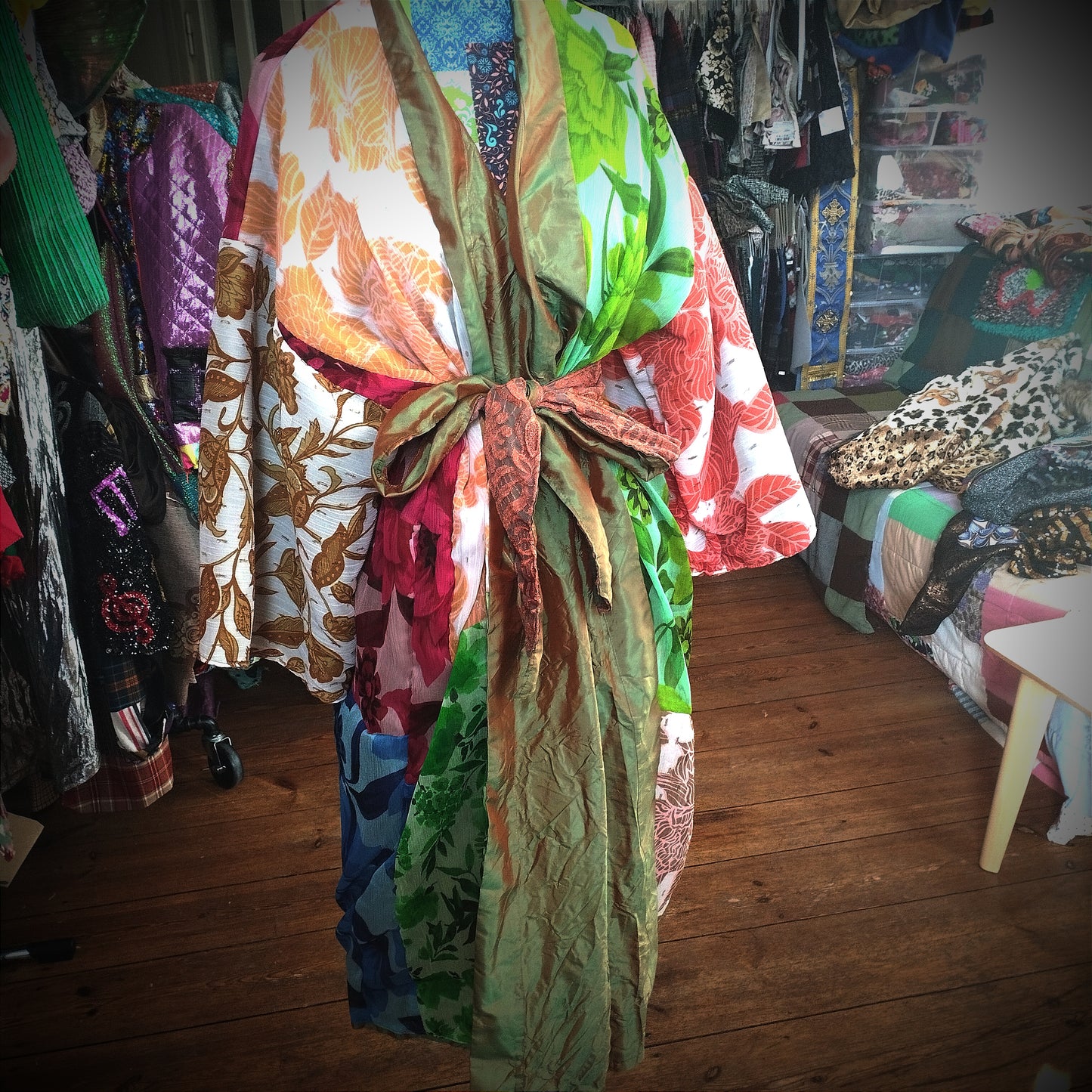 Thai silk coat