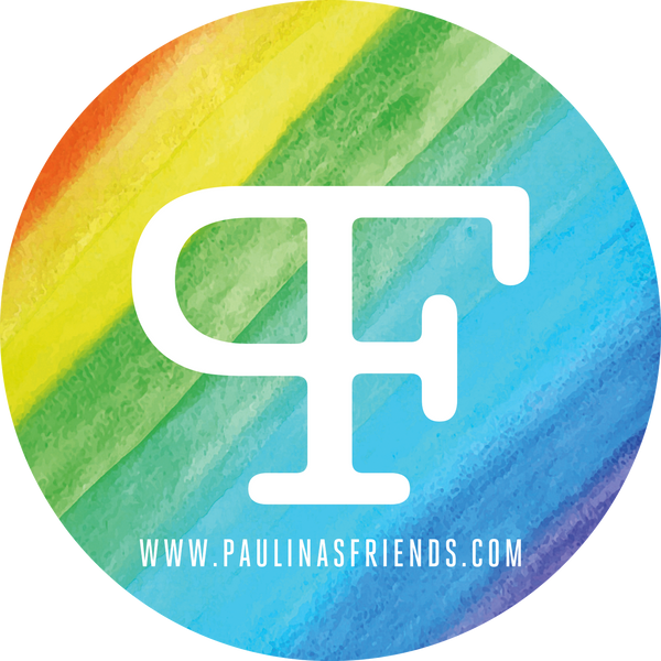 logo paulinas friends regenbogen rainbow