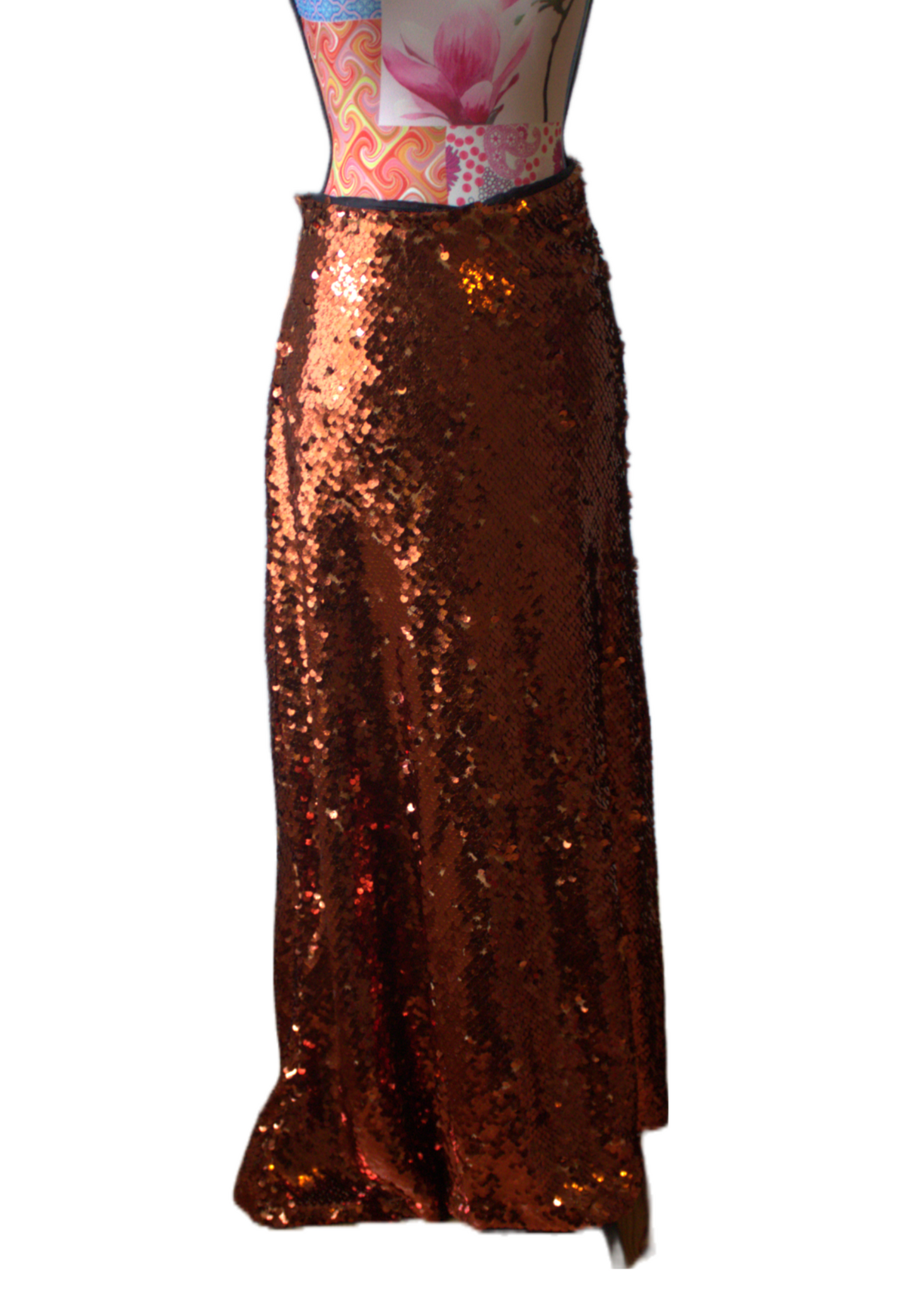 Long Paillettes Skirt