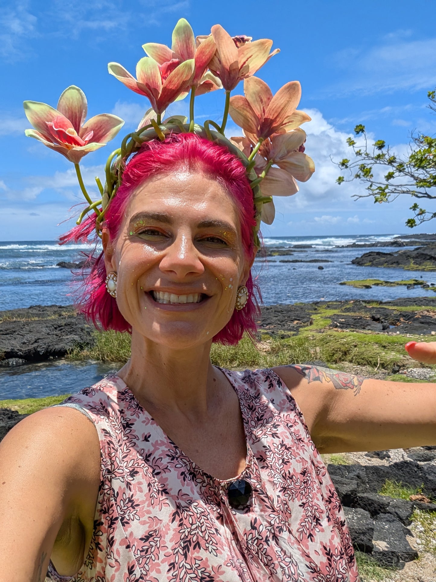 Hawaii Flower Dress 16