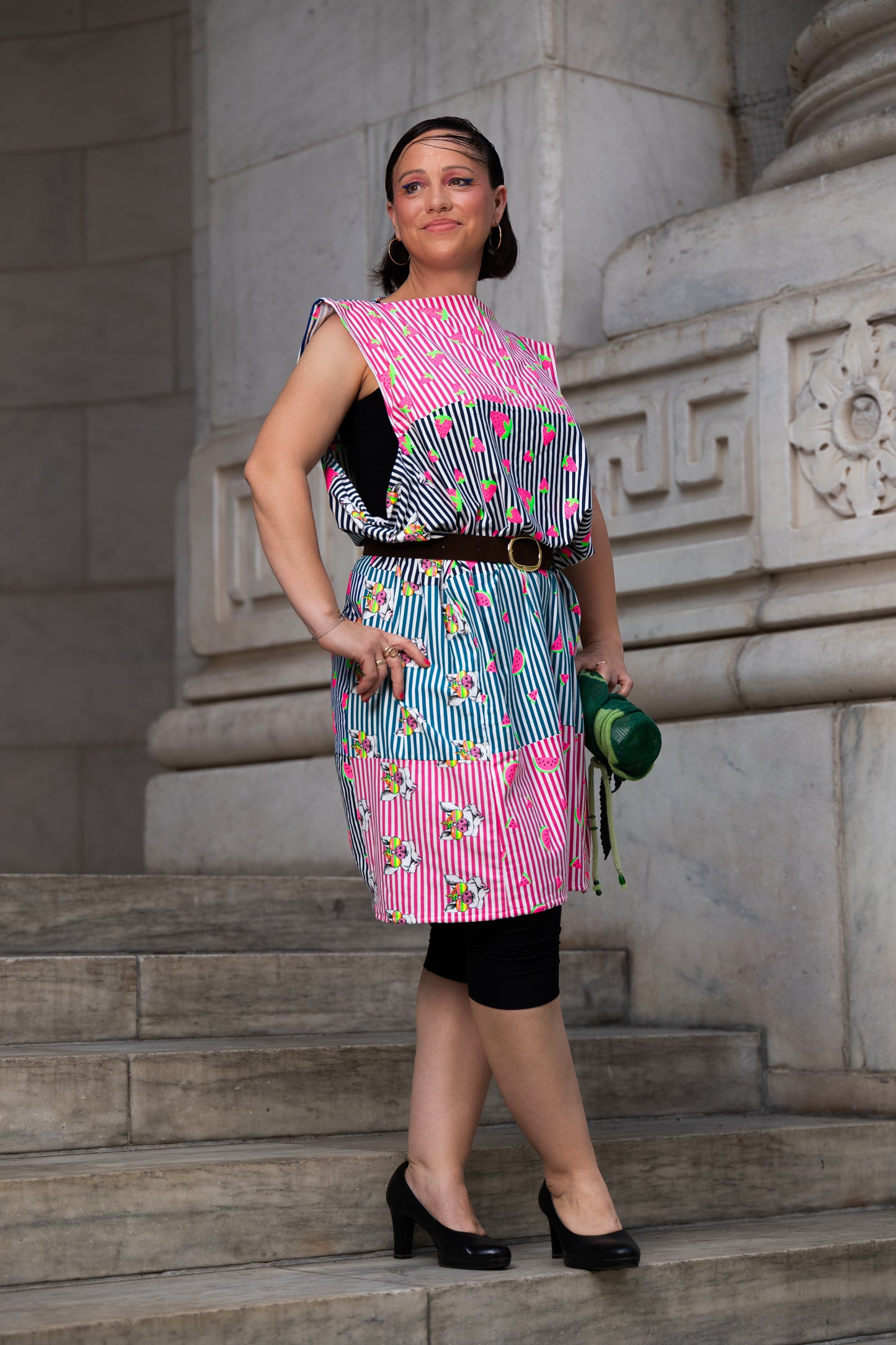 Pigs & Strawberries oversized tunic dress