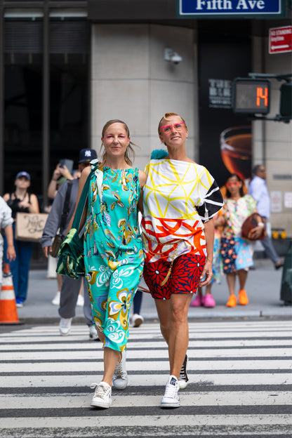 Turquoise floral dress
