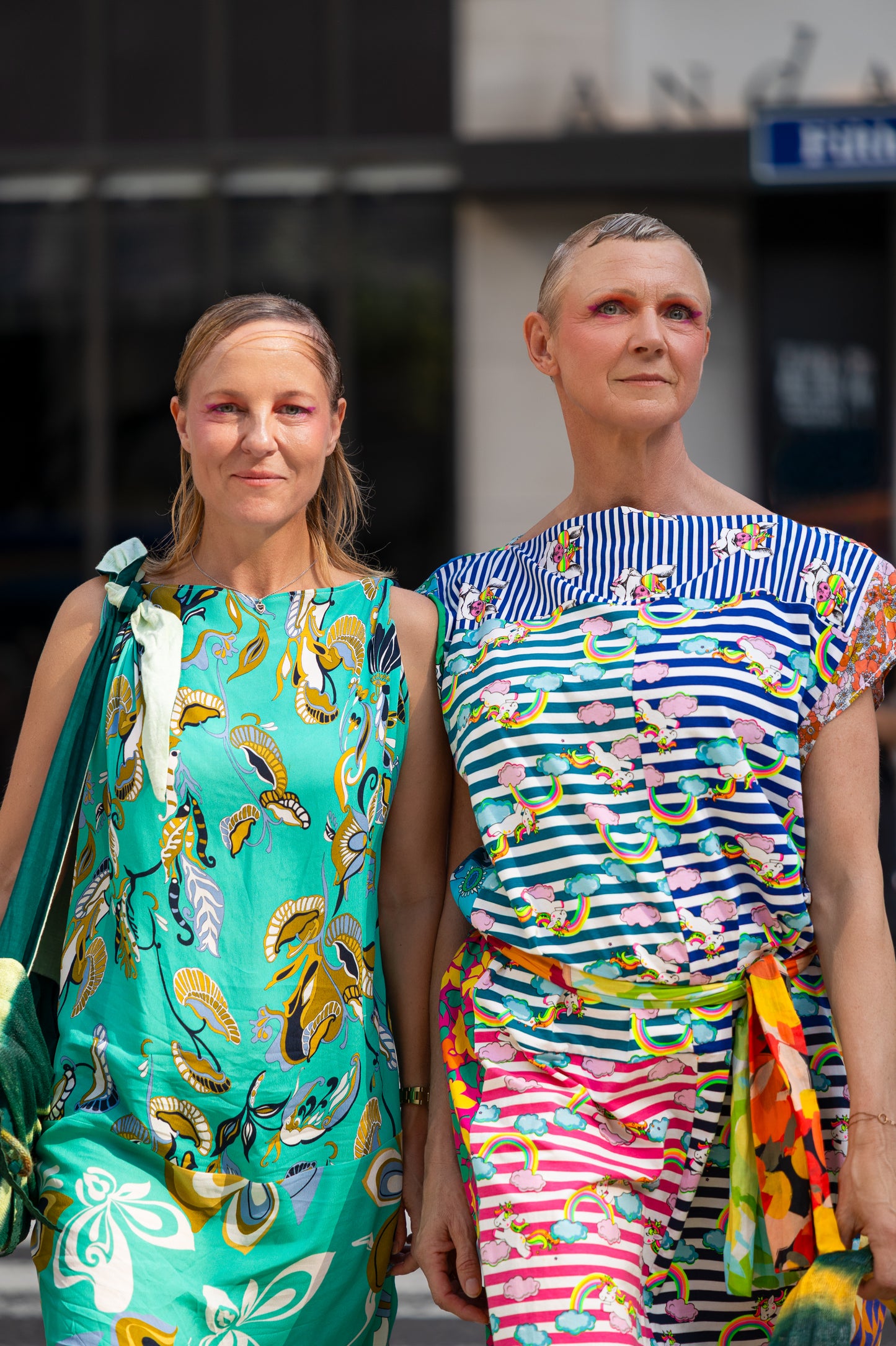 Turquoise floral dress