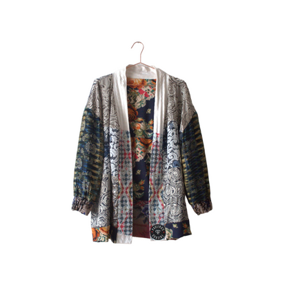 Flower Denim Byzantium Kimono