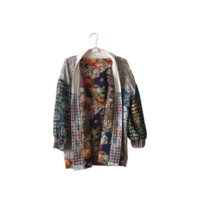 Flower Denim Byzantium Kimono