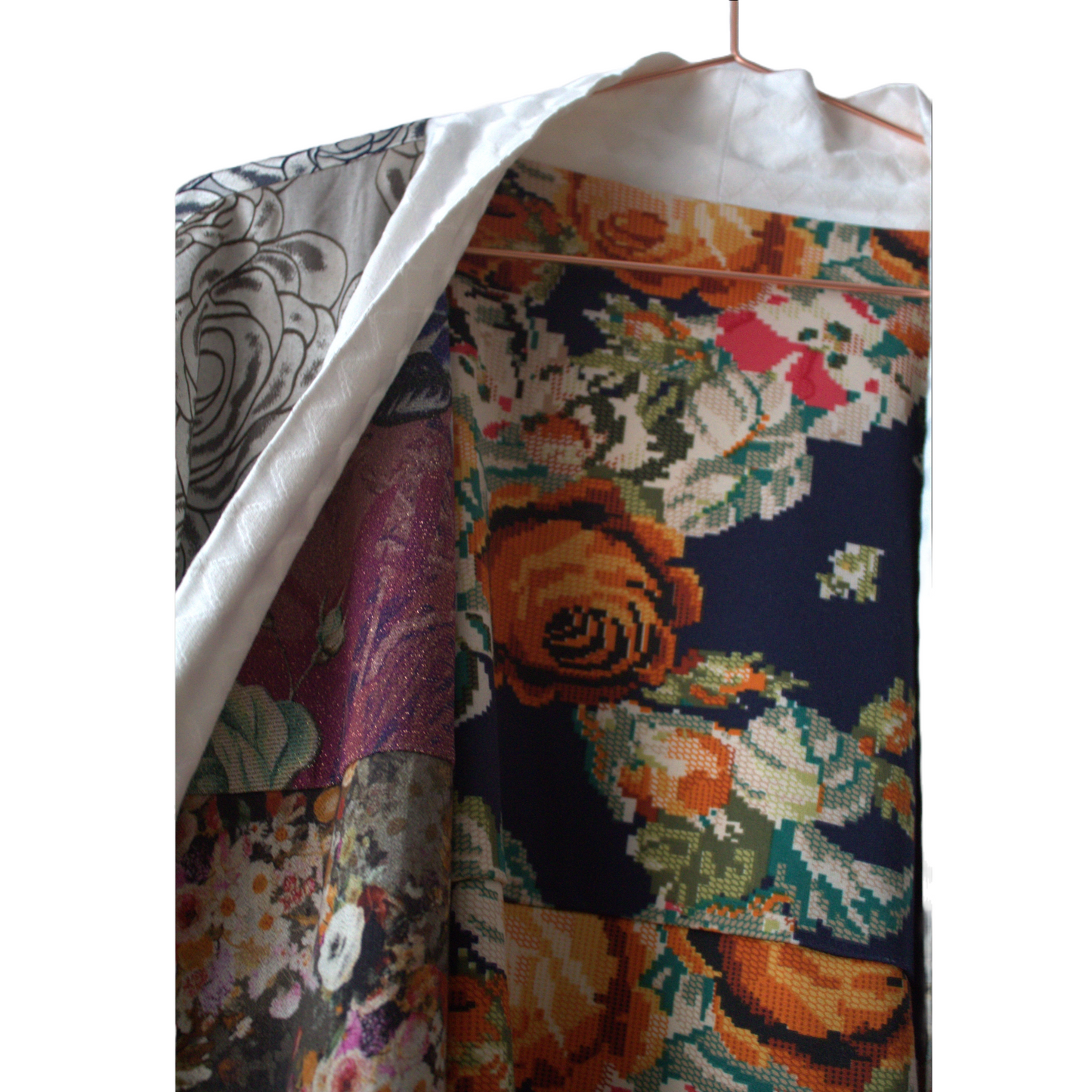 Flower Denim Byzantium Kimono