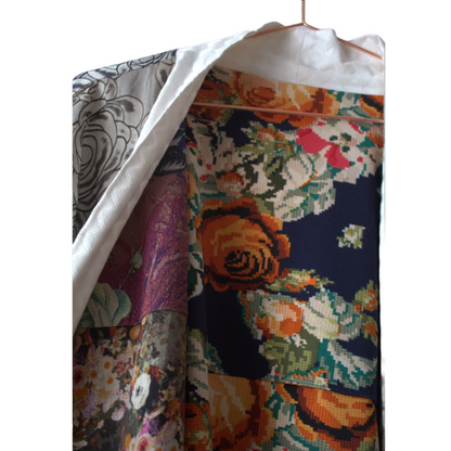 Flower Denim Byzantium Kimono