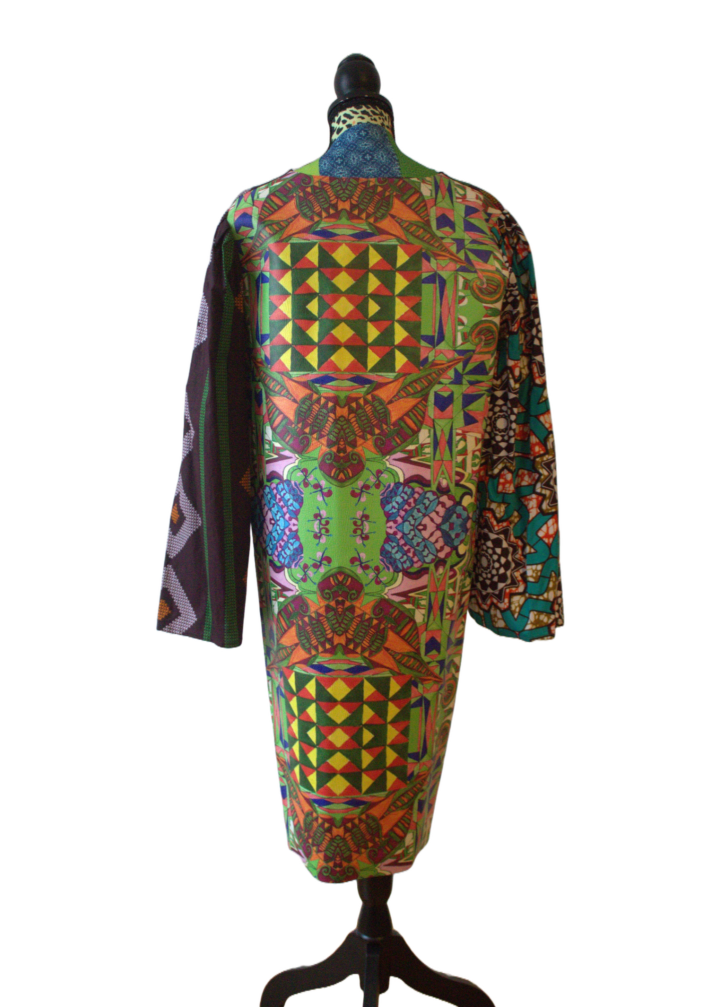 Psychedelic Leather Dress