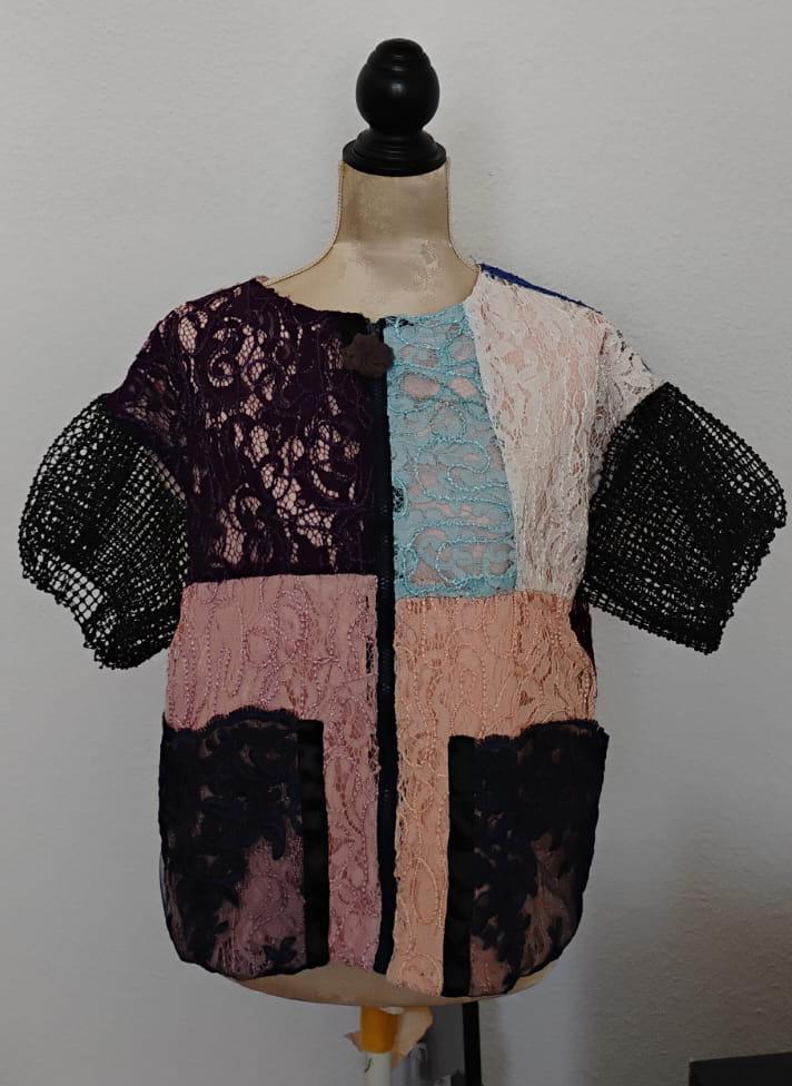 Lace rubber bomber