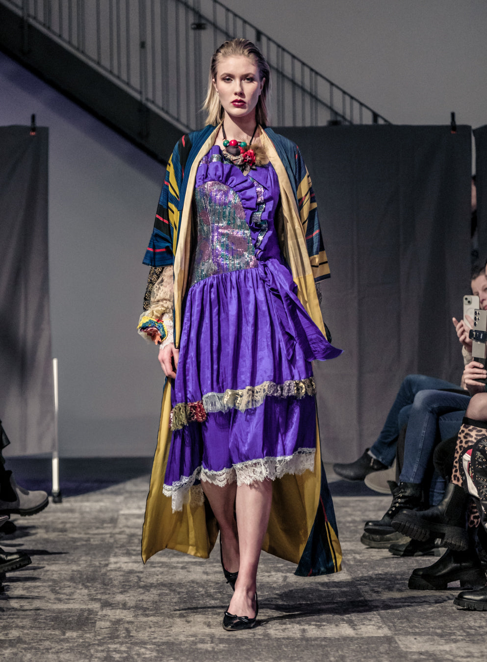 Violet queens dress