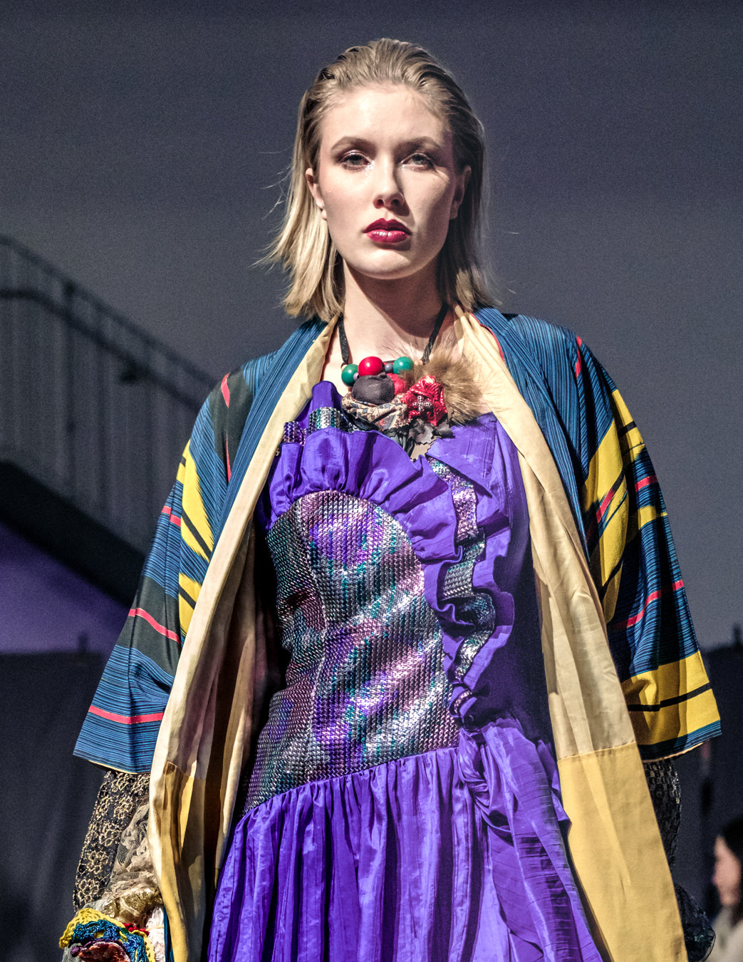Violet queens dress