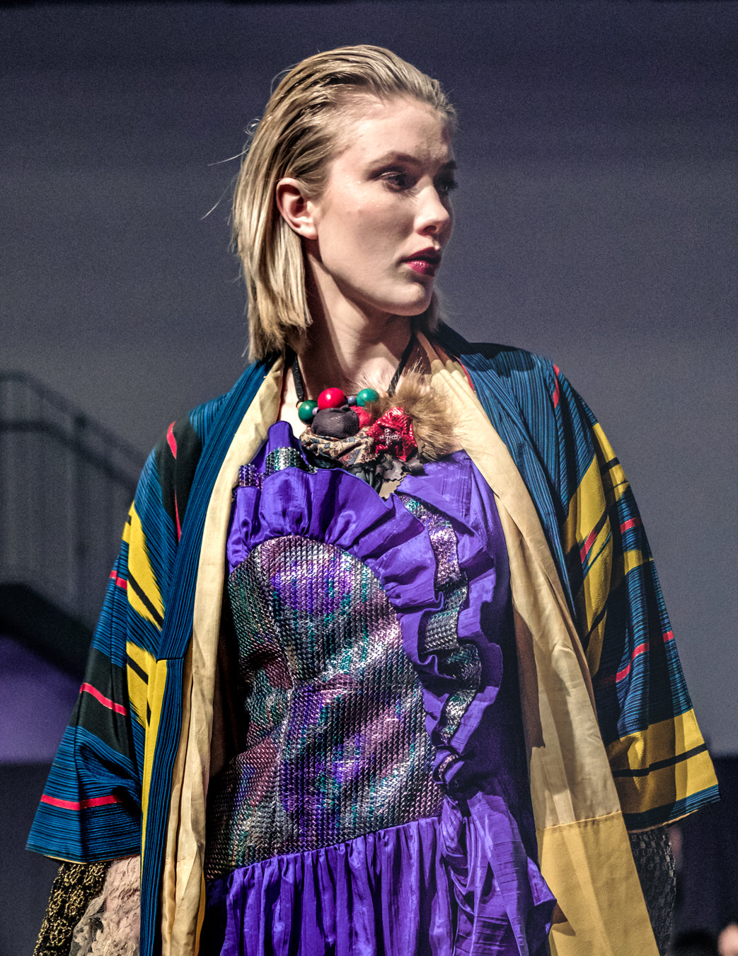 Violet queens dress