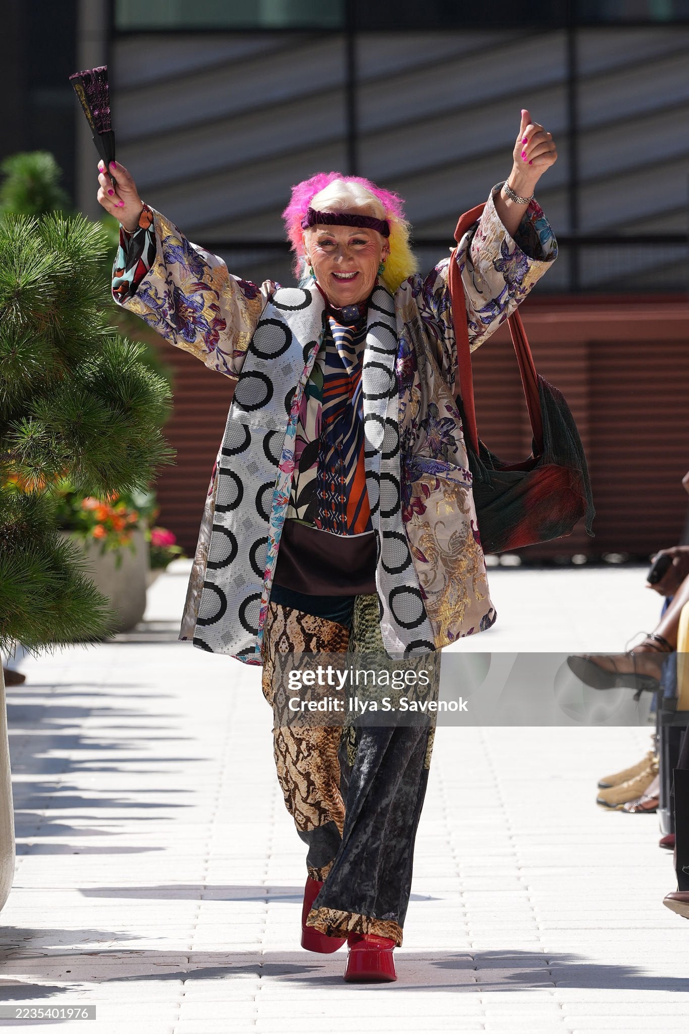 Brocade circles kimono - PAULINA'S FRIENDS