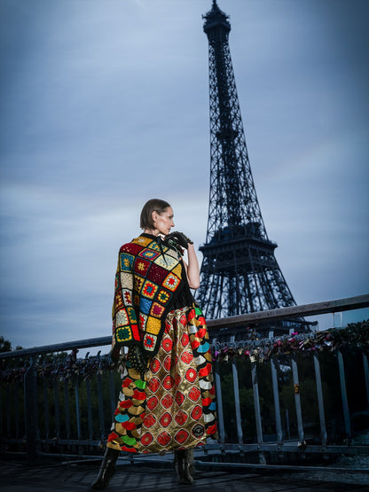 Chanel leftovers crochet blanket top - PAULINA'S FRIENDS