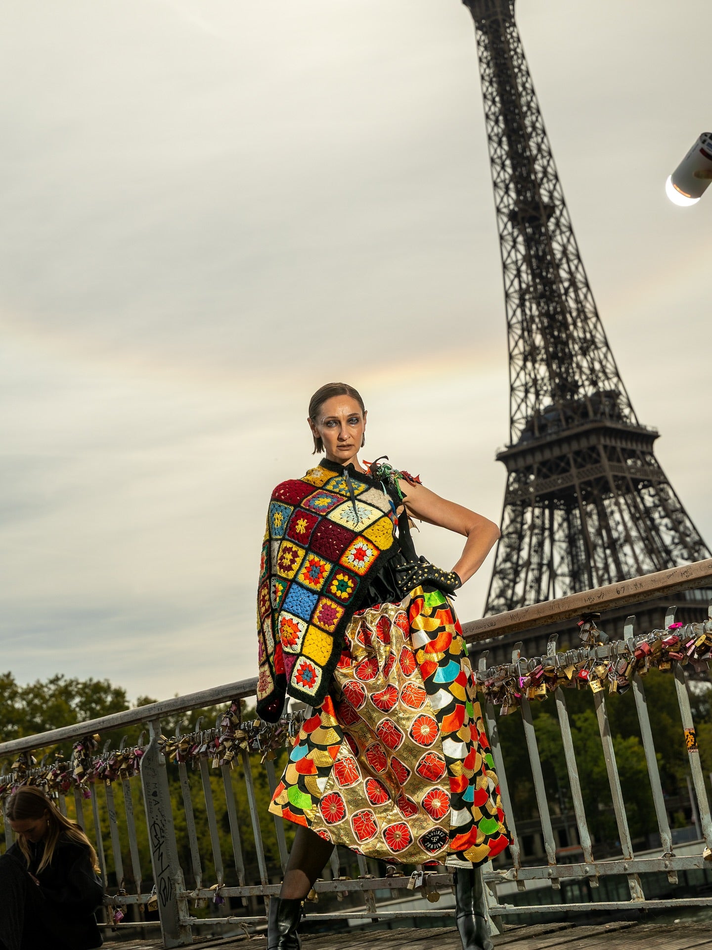 Chanel leftovers crochet blanket top - PAULINA'S FRIENDS