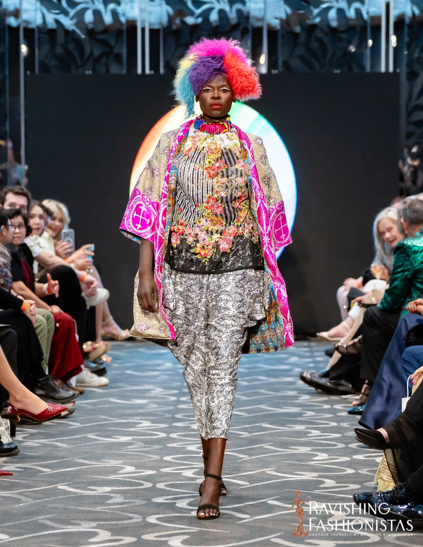 stripes flowers lace top - PAULINA'S FRIENDS