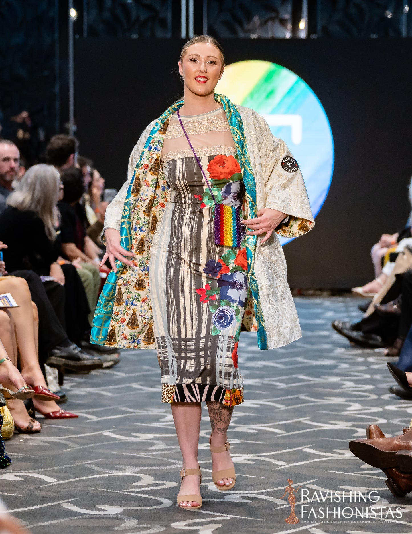 Lace stripes dress - PAULINA'S FRIENDS