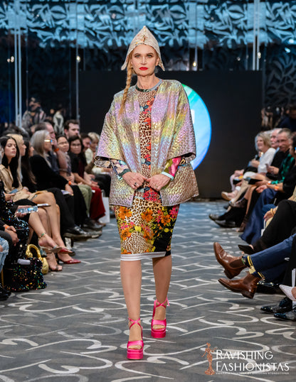 Animal print & flowers dress - PAULINA'S FRIENDS