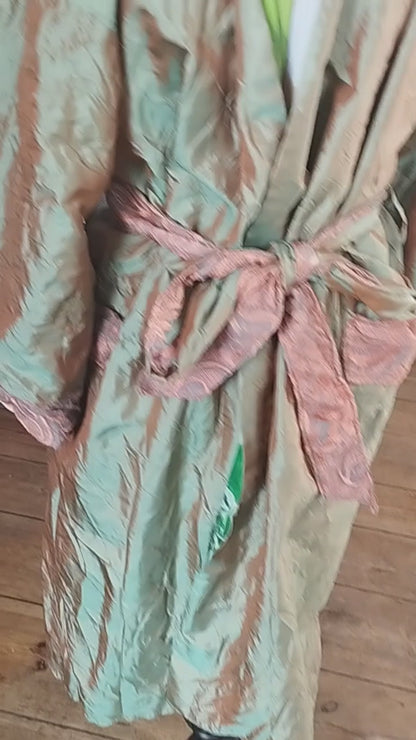 Thai silk coat