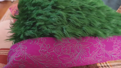 Pink Green pillow