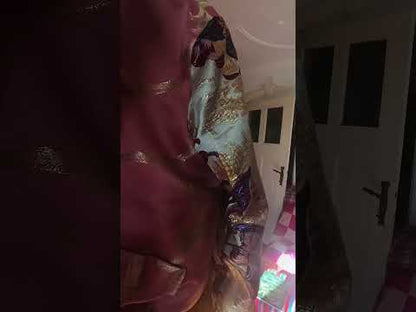 Short pink brocade bomber