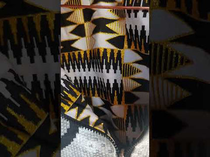 Black & White circles bomber