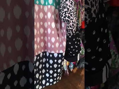 Monochrom Animal Print