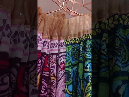 Paisley geommetrical colours top