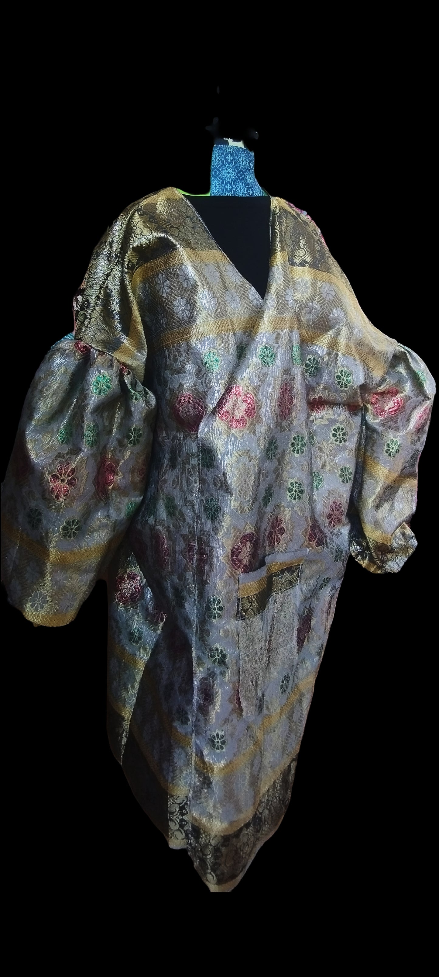 Royal puff kimono