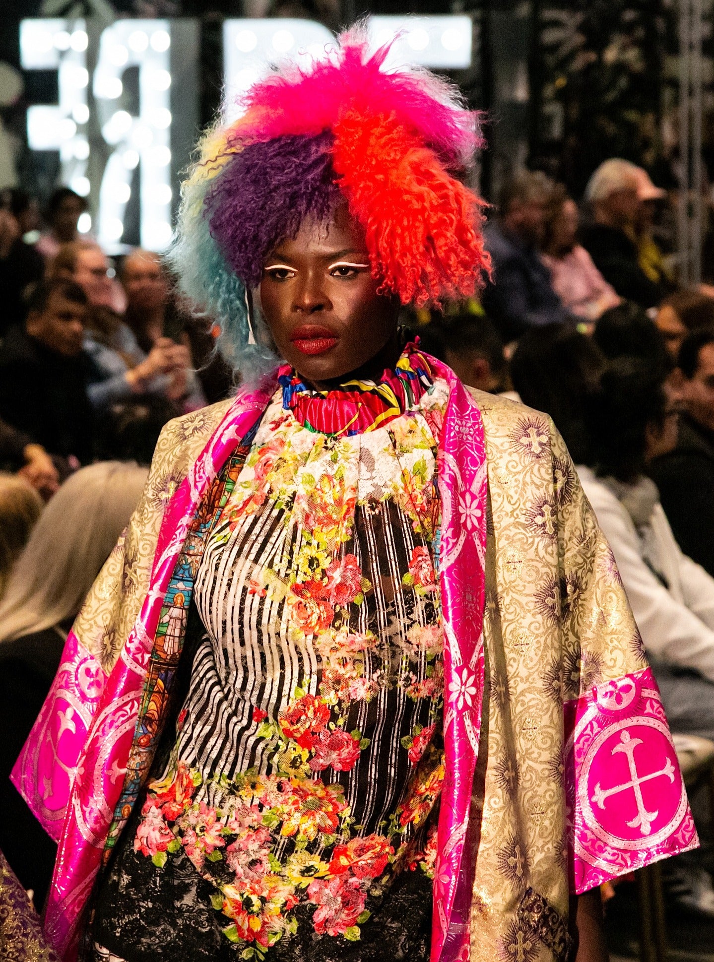 Holy church windows kimono