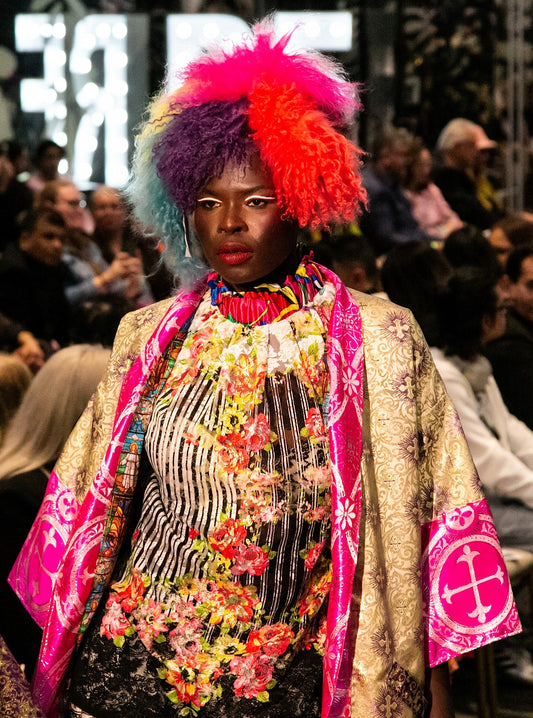 Holy church windows kimono